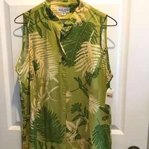 Womens top Hawaiian print by Iolani